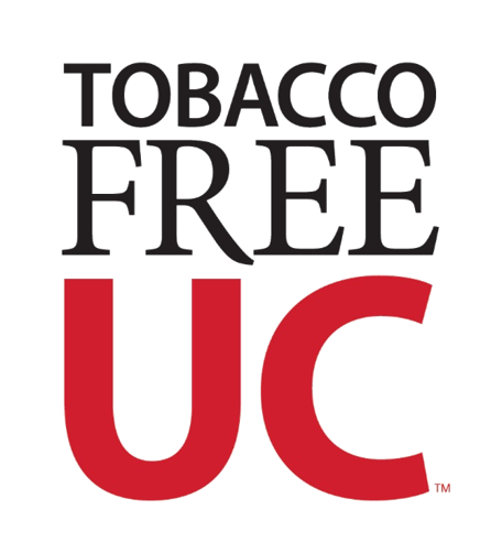 University of Cincinnati Tobacco Quitline Logo activate to go to home